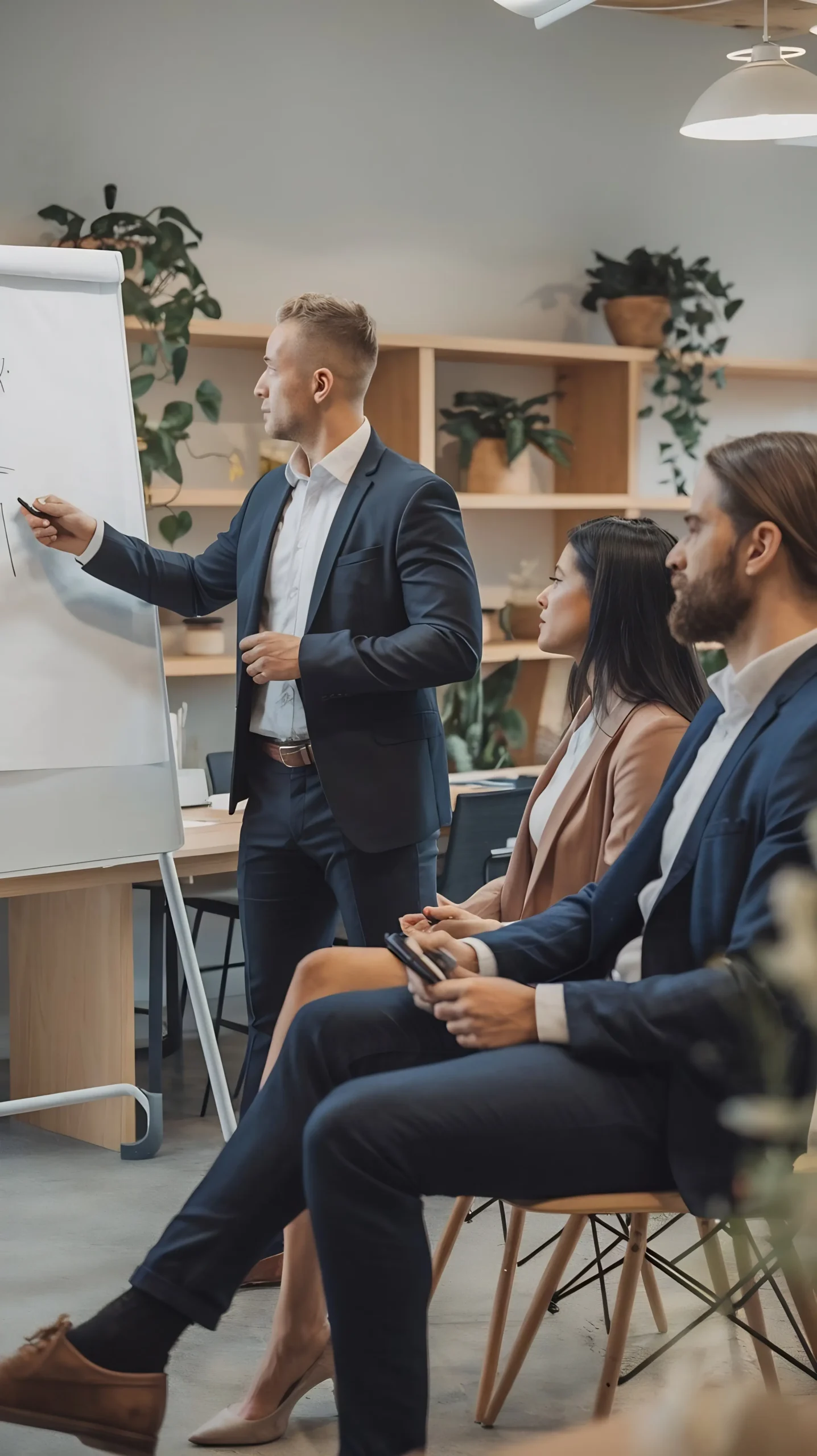 business-colleagues-discussing-meeting-office